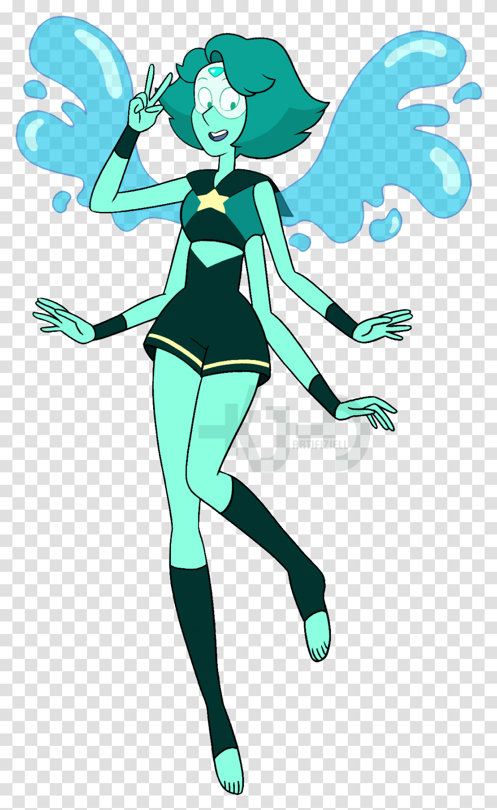 Lapis Lazuli Y Peridot Fusion, Person, People, Face Transparent Png