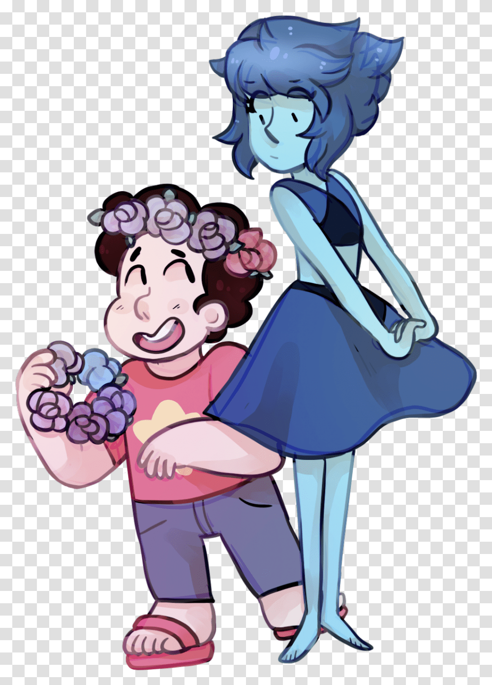 Lapis Learns About Flower Crowns Steven Universe Know Steven Universe Flower Crown, Performer, Magician, Book, Comics Transparent Png