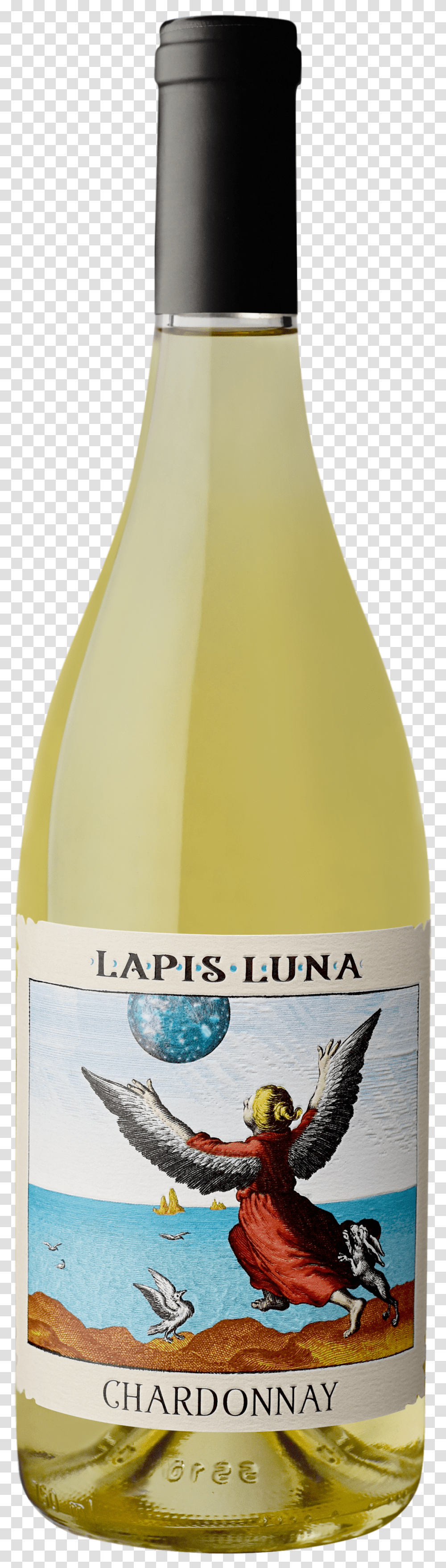Lapis Luna Chardonnay 2018, Alcohol, Beverage, Drink, Bottle Transparent Png