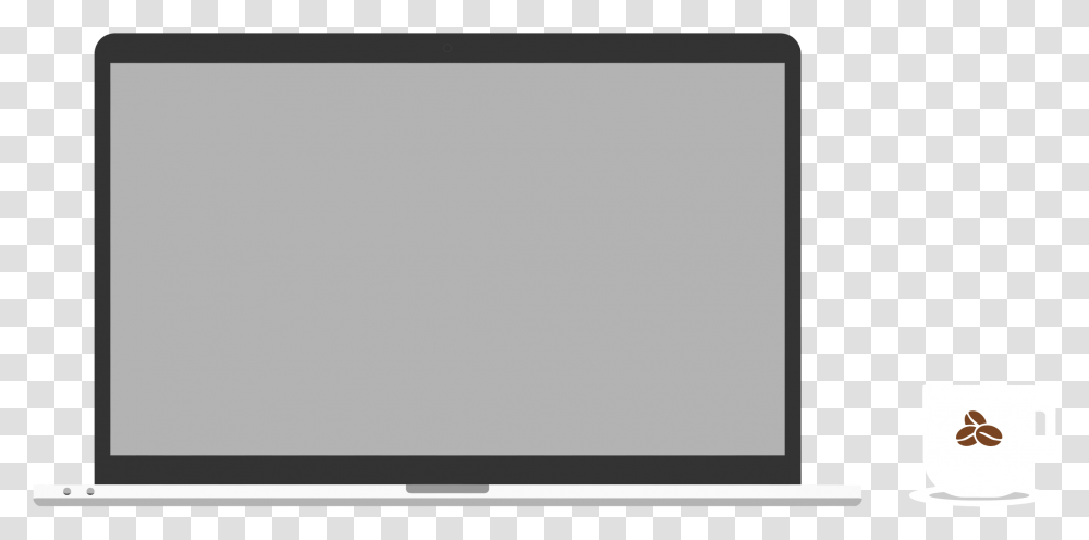 Laptop And Coffee Cup Clip Arts Flat Panel Display, Screen, Electronics, Monitor, LCD Screen Transparent Png