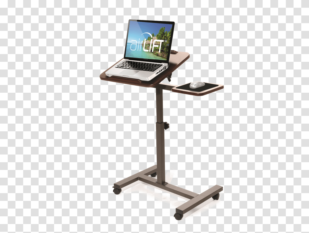 Laptop Cart Adjustable, Pc, Computer, Electronics, Computer Keyboard Transparent Png