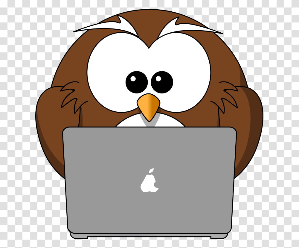 Laptop Cartoon Cartoon People On Computers, Electronics, Pc, Animal, Bird Transparent Png