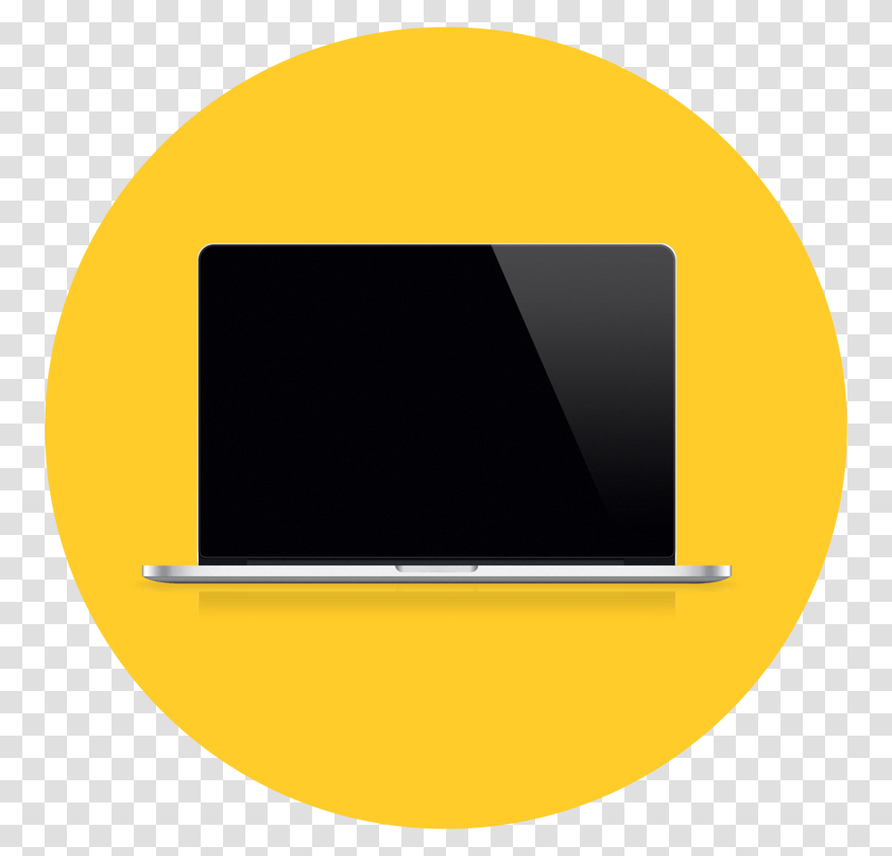 Laptop Circle, Monitor, Screen, Electronics, Display Transparent Png