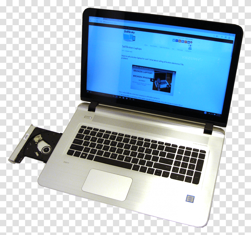 Laptop Clipart Broken Laptop Hp Envy Notebook 17t S000 Cto, Pc, Computer, Electronics, Computer Keyboard Transparent Png