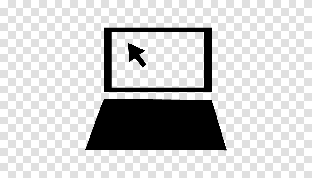 Laptop Computer Icon, Recycling Symbol, Green, Road, Rug Transparent Png