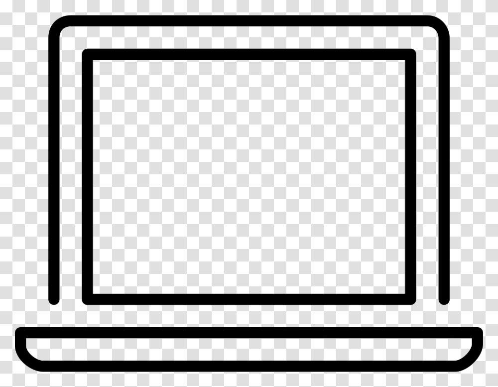 Laptop Computer Screen Icon Free Download, Electronics, White Board, Monitor, Display Transparent Png