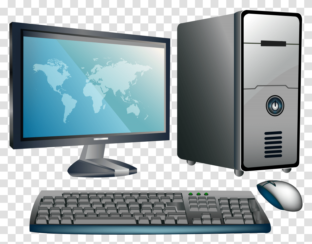Laptop Desktop Computers Clip Art Computer Clipart, Monitor, Screen, Electronics, Display Transparent Png