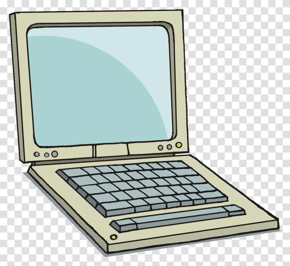 Компьютер мультяшный