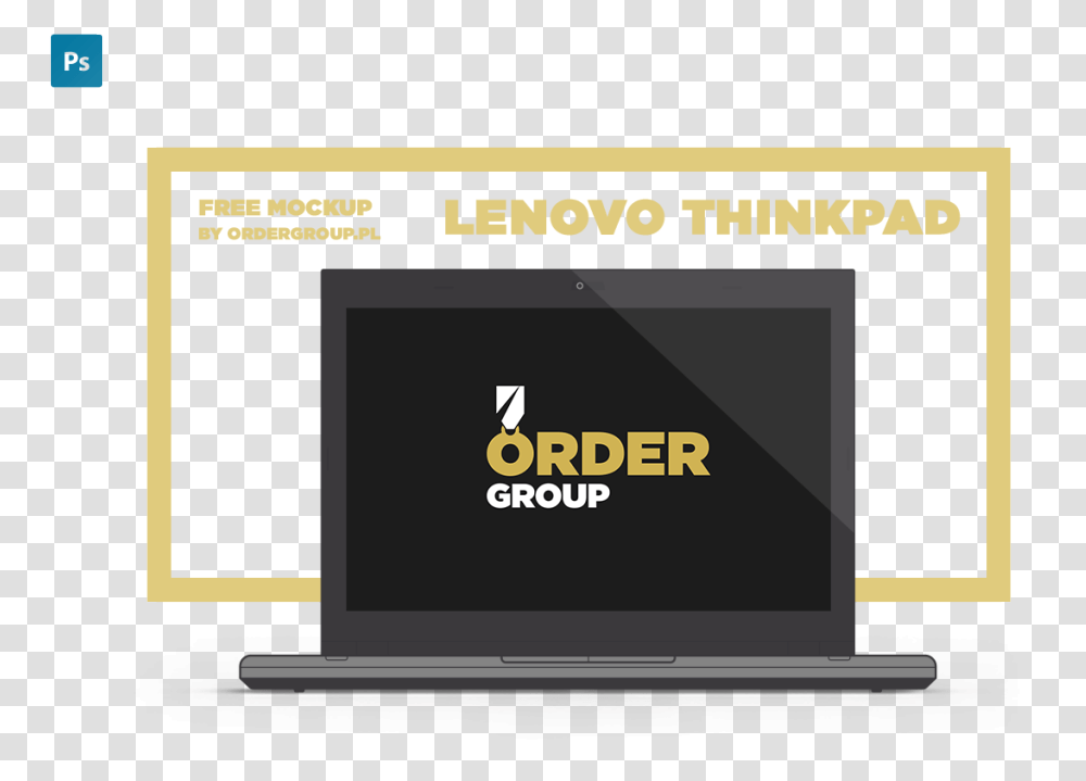 Laptop Mockup Thinkpad Mockup, Pc, Computer, Electronics, Text Transparent Png