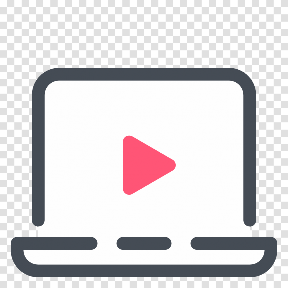 Laptop Play Video Icon, Triangle, Electronics Transparent Png
