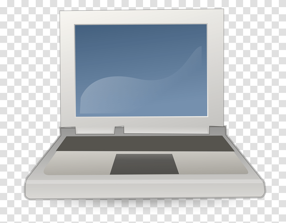 Laptop Portable Computer Notebook Pc Mobile Lcd Laptop Clip Art, Electronics, Monitor, Screen, Display Transparent Png