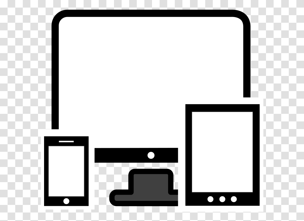 Laptop Svg Mobile Computer Tablet Phone Icon, Electronics, Screen, Monitor Transparent Png
