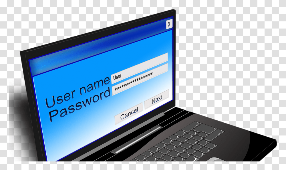 Laptop Username Password Free, Pc, Computer, Electronics, Computer Keyboard Transparent Png