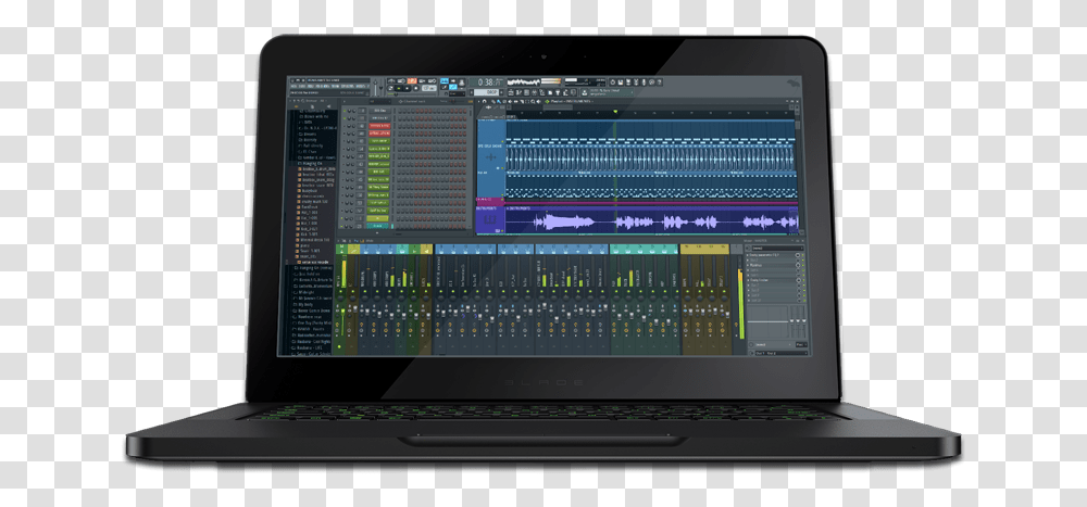 Laptop With Fruity Loops, Computer, Electronics, Studio, Pc Transparent Png