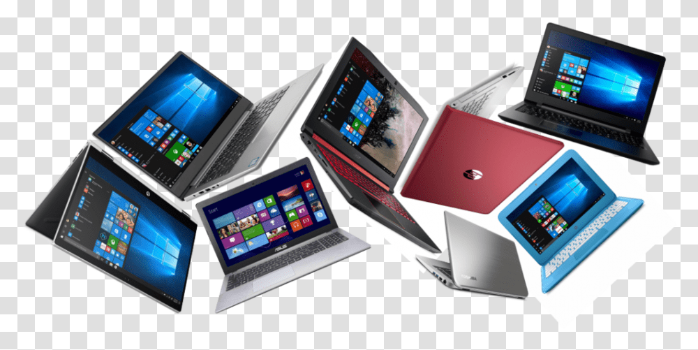 Laptops Falling, Computer, Electronics, Tablet Computer, Pc Transparent Png