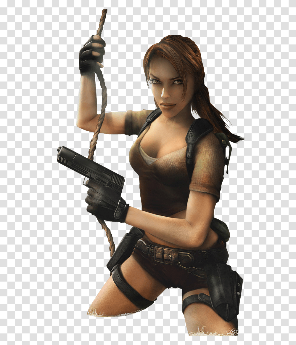 Lara 1, Fantasy, Person, Human, Gun Transparent Png
