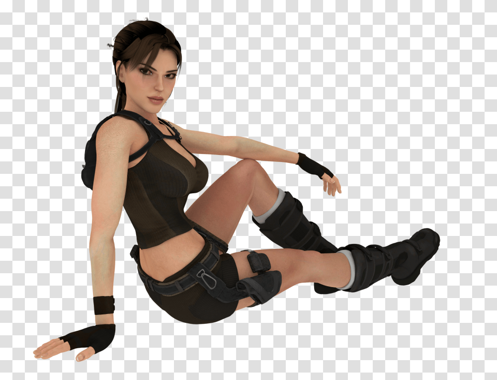 Lara Croft, Character, Person, Footwear Transparent Png