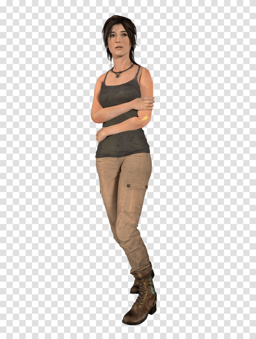 Lara Croft, Character, Pants, Apparel Transparent Png