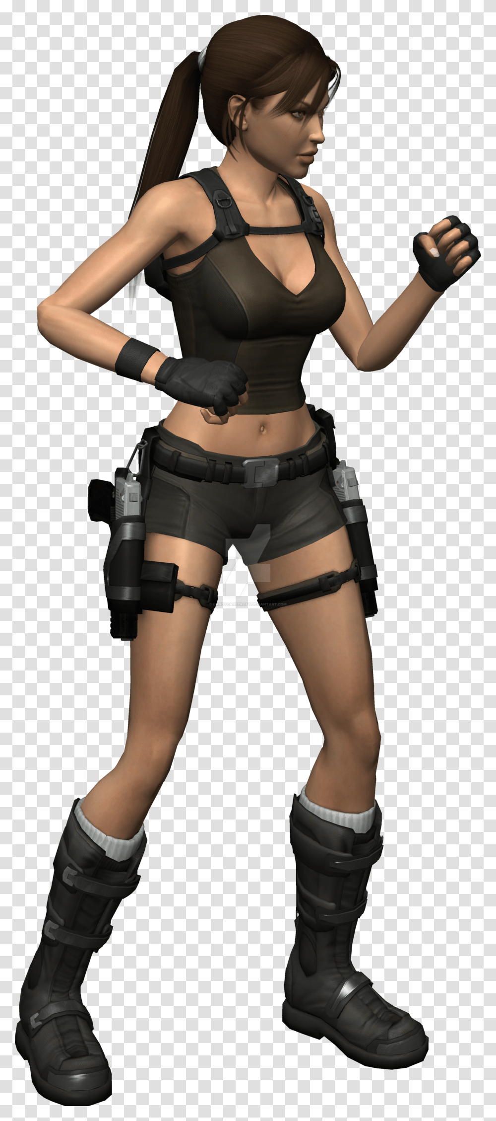 Lara Croft, Character, Person, Human, Brace Transparent Png