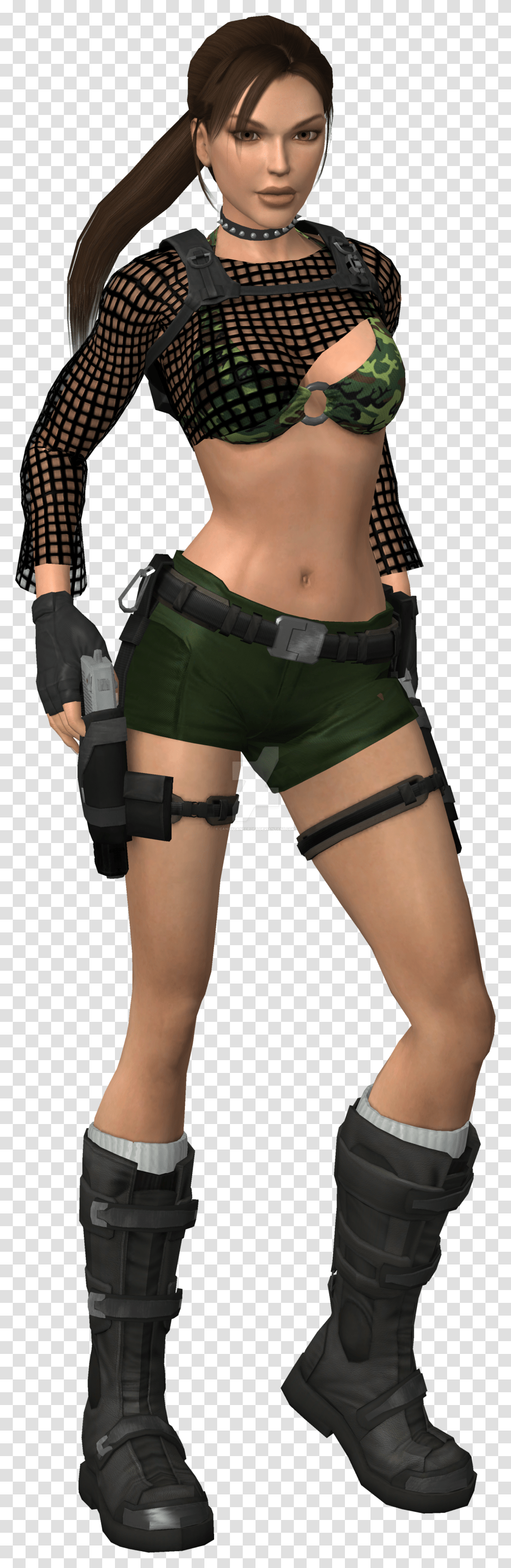 Lara Croft, Character, Person, Human, Brace Transparent Png