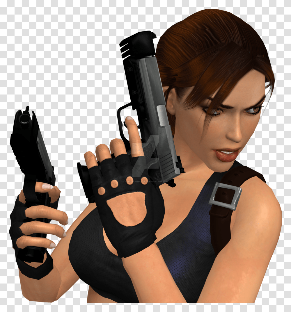 Lara Croft, Character, Person, Human, Finger Transparent Png