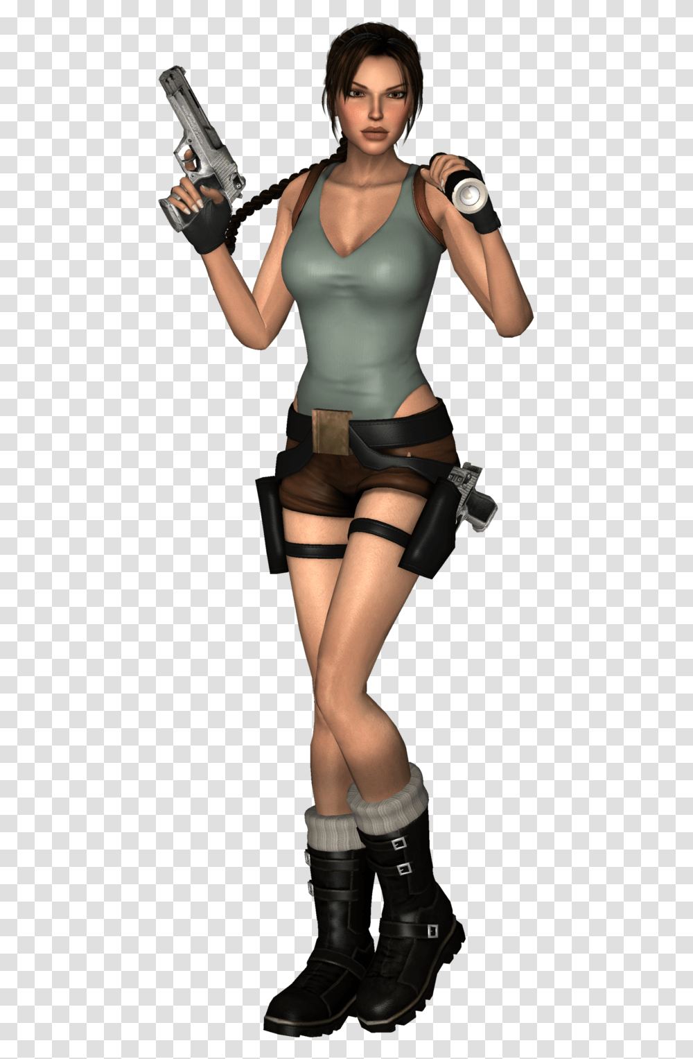 Lara Croft, Character, Person, Human, Shoe Transparent Png