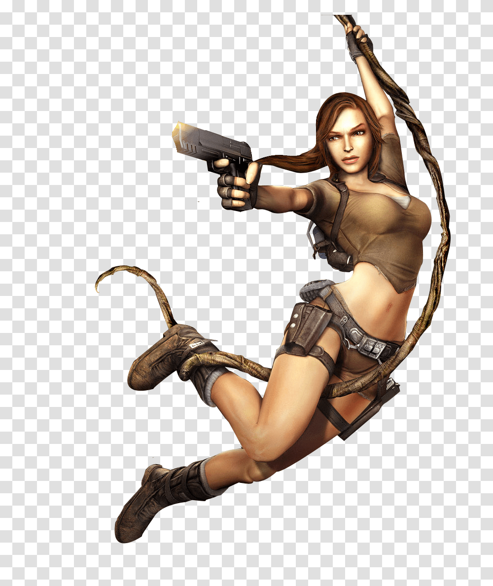 Lara Croft, Character, Person, Human, Sport Transparent Png