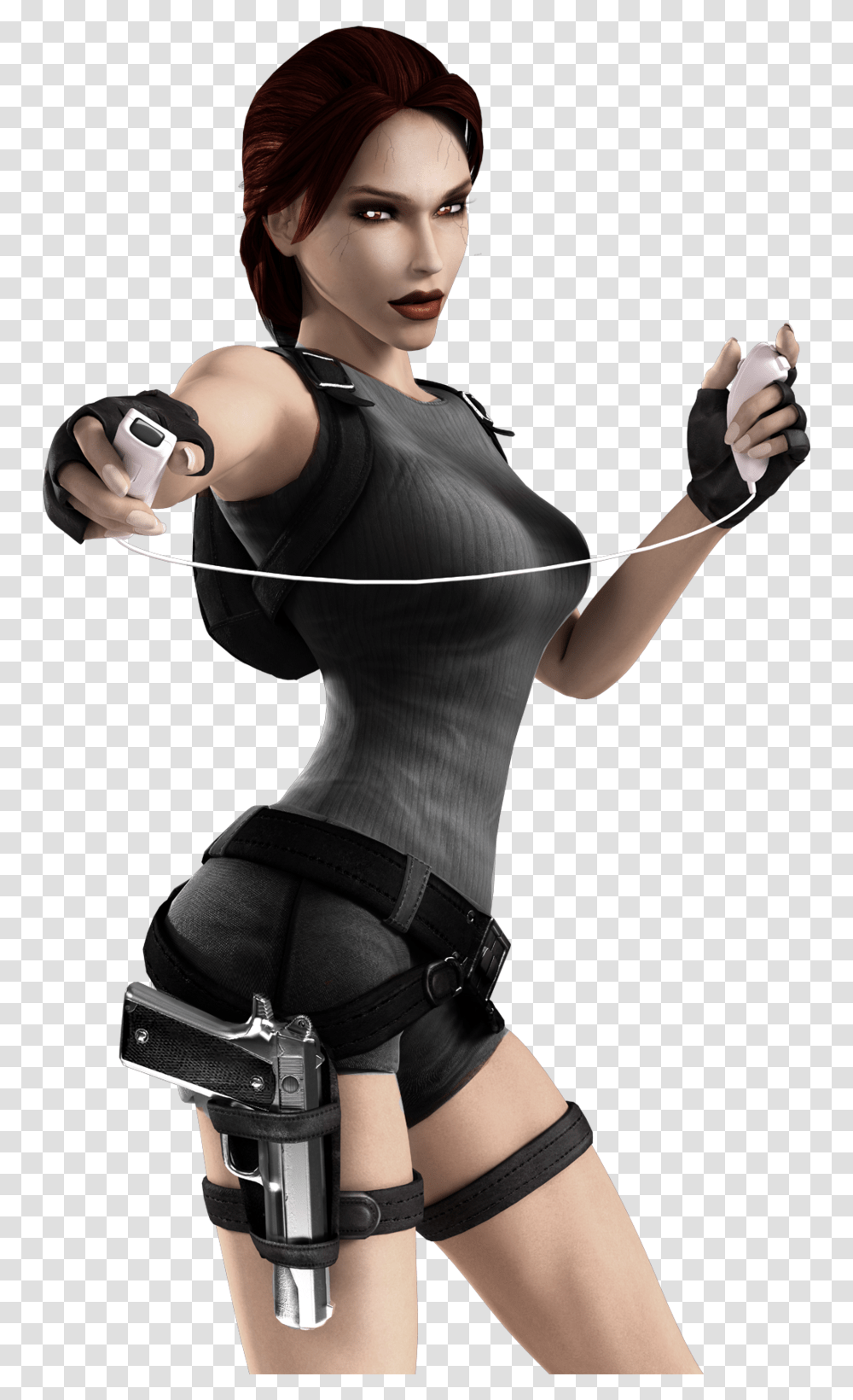 Lara Croft, Character, Person, Ninja, Sport Transparent Png