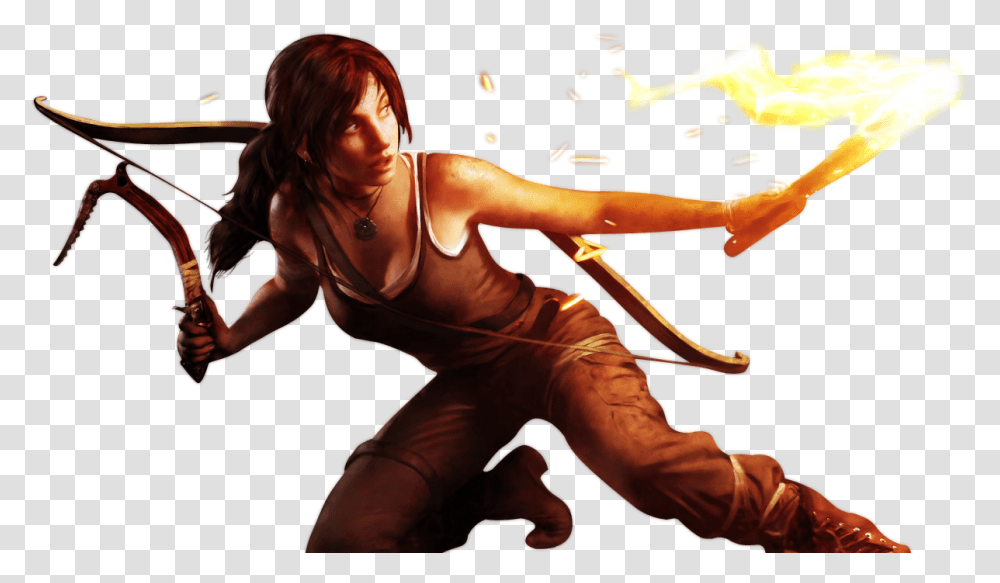 Lara Croft, Character, Person, Sport, Working Out Transparent Png