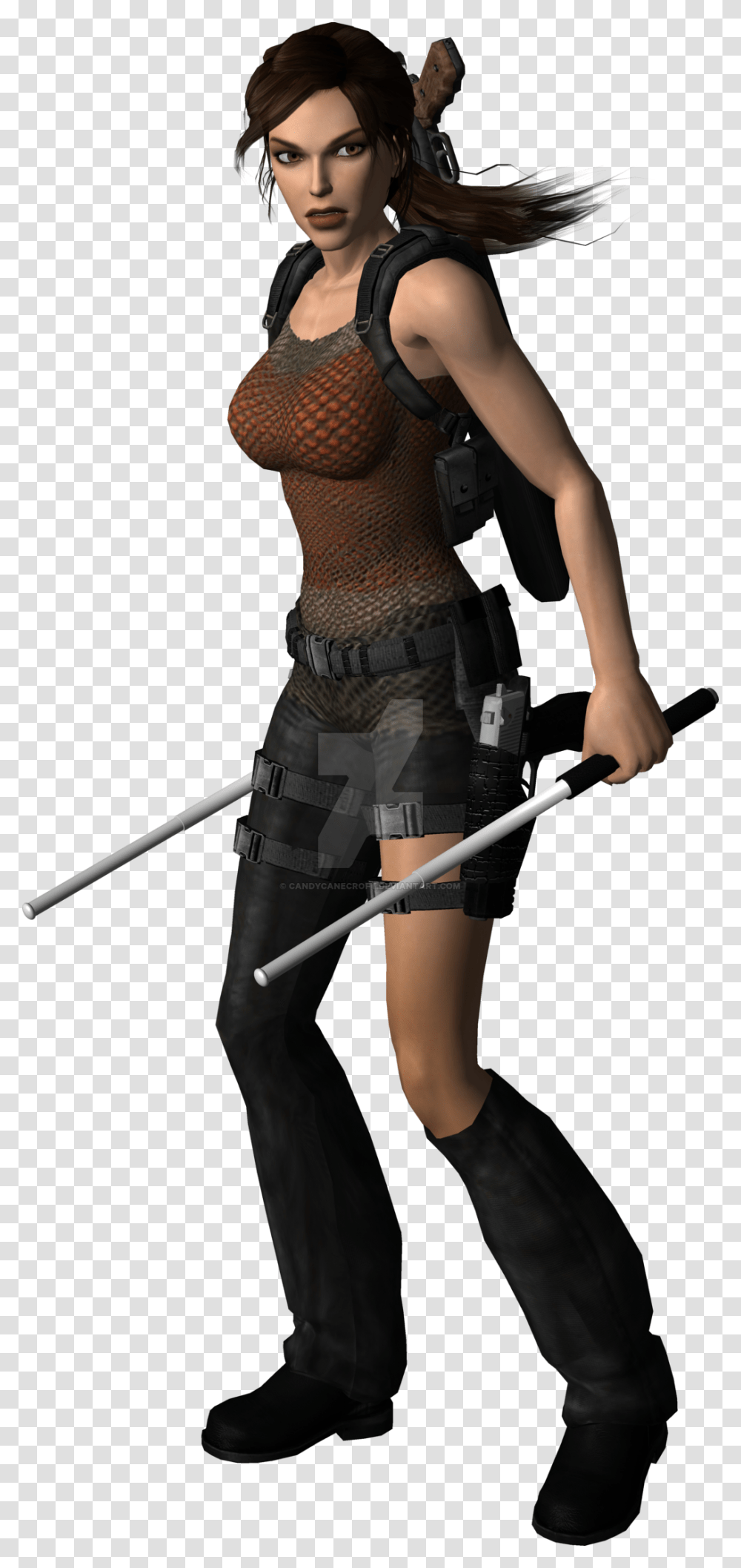 Lara Croft, Ninja, Person, Samurai Transparent Png