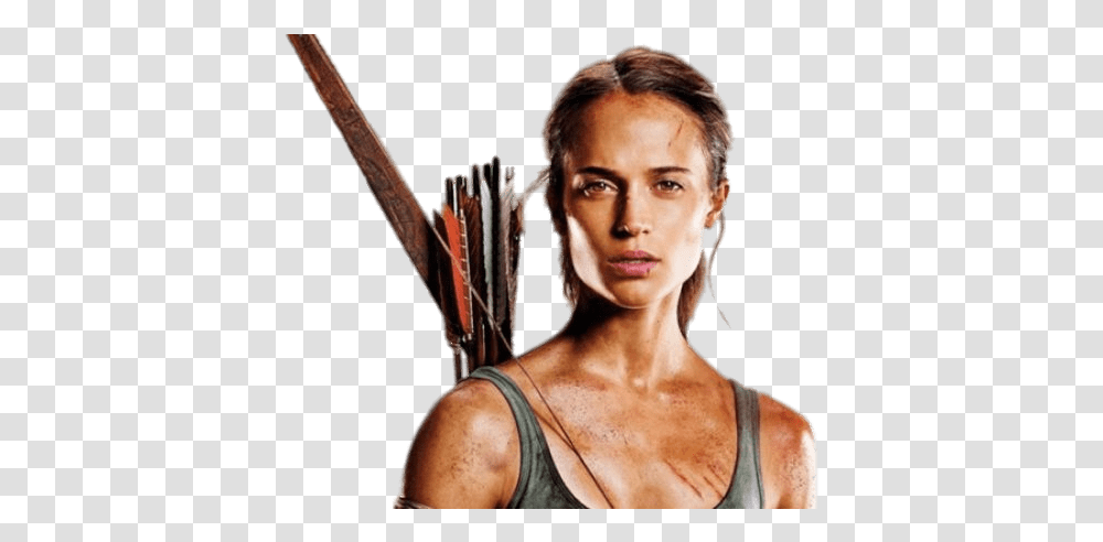 Lara Croft Tomb Raider Close Up Angelina Jolie Tomb Raider, Person, Human, Arrow Transparent Png