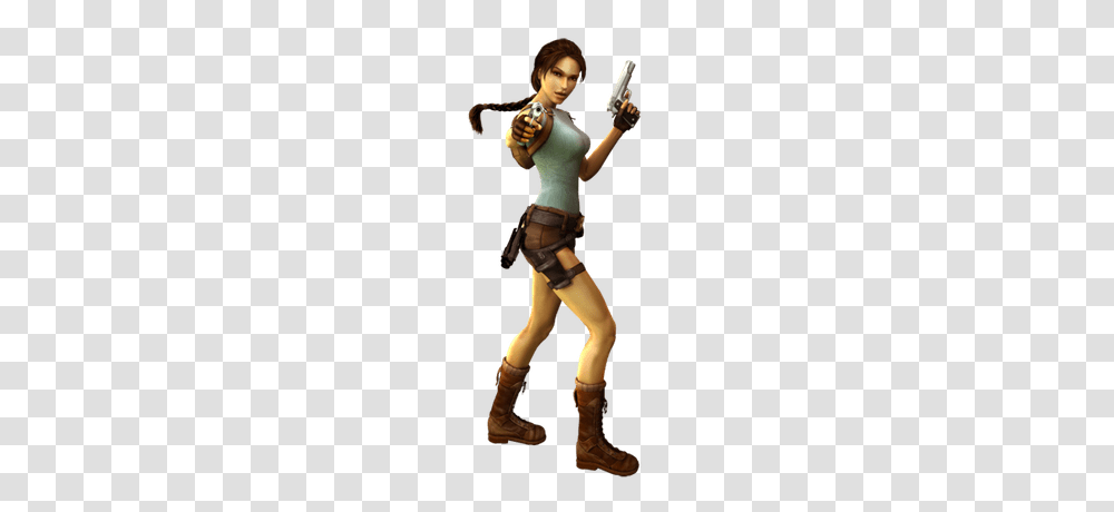 Lara Croft Tomb Raider Logo, Costume, Person, Footwear Transparent Png