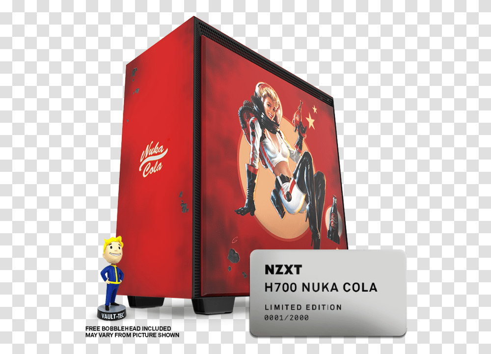 Large Nuka Cola Case Nzxt, Person, People, Leisure Activities Transparent Png