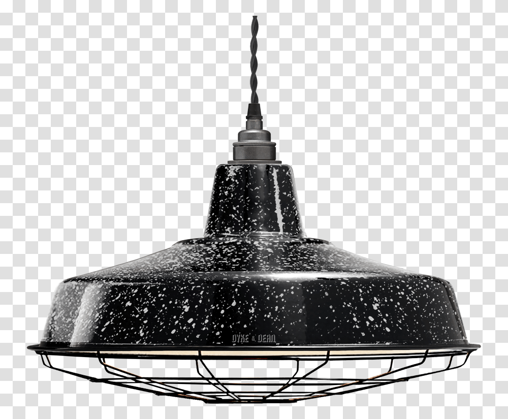 Large Black Speckle Enamel Shade Caged Lampshade, Indoors, Room, Bathroom, Shower Transparent Png