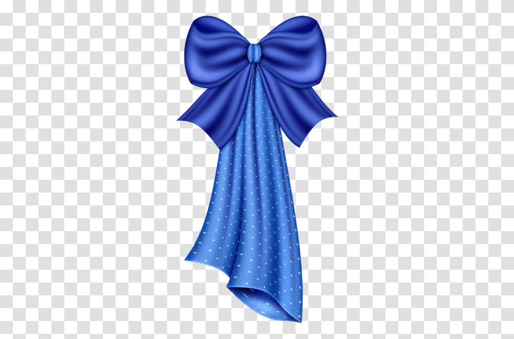 Large Blue Dotty Bow Clipart Bows Aplenty Bow, Apparel, Robe, Fashion Transparent Png