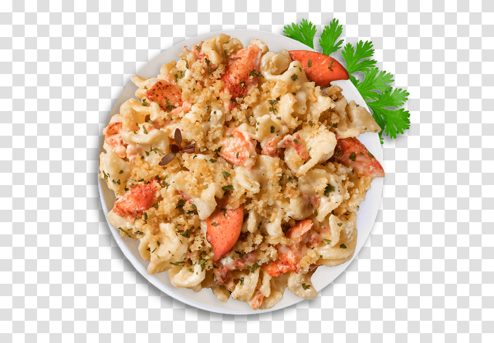 Large Bowl Of Lobster Mac And Cheese Pasta Salad, Food, Plant, Macaroni, Meal Transparent Png