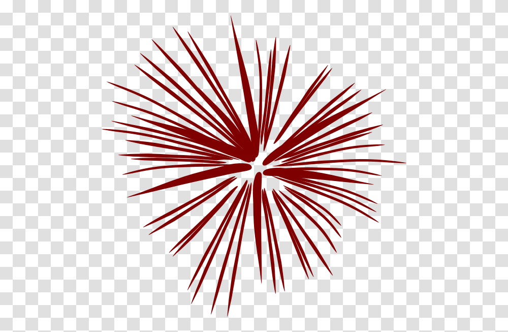 Large Brugundy Fireworks At Vector Image Clipart Background Red Fireworks, Nature, Outdoors, Night Transparent Png