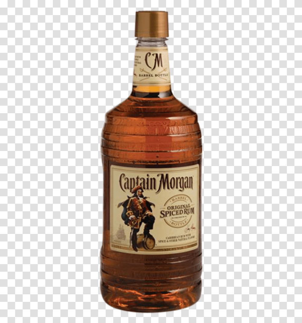 Large Captain Morgan Bottle, Liquor, Alcohol, Beverage, Drink Transparent Png