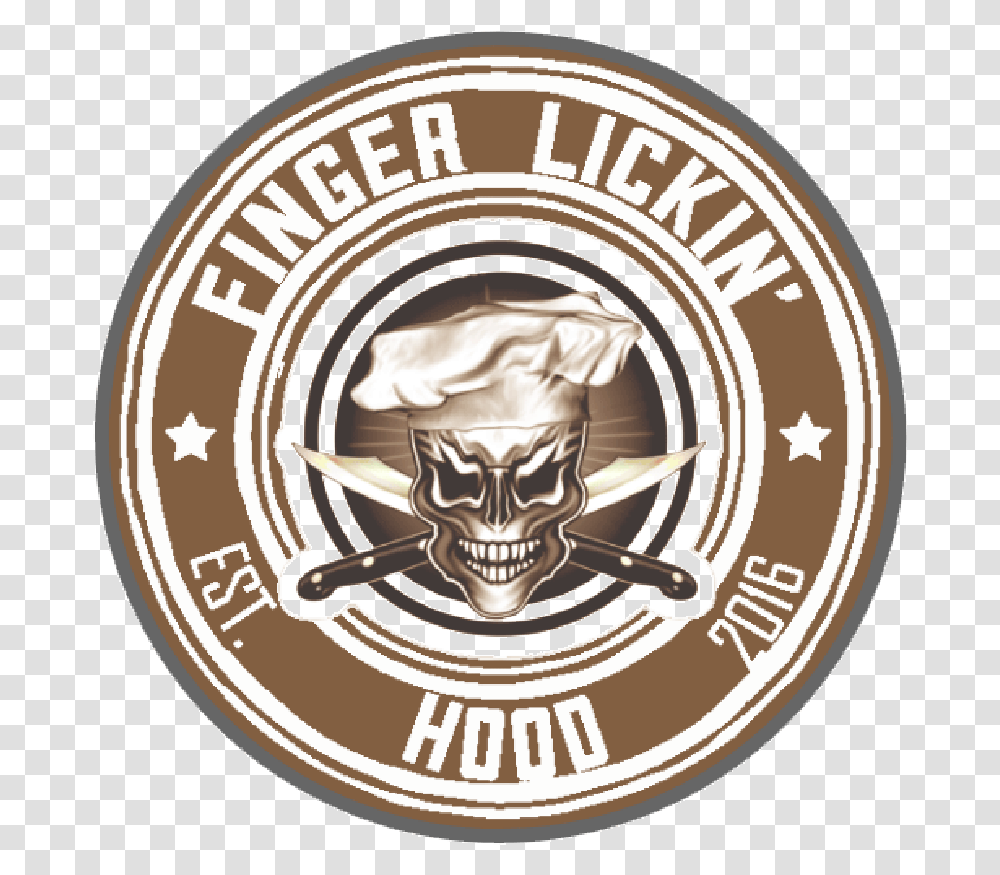 Large Chef Skull, Logo, Trademark, Emblem Transparent Png