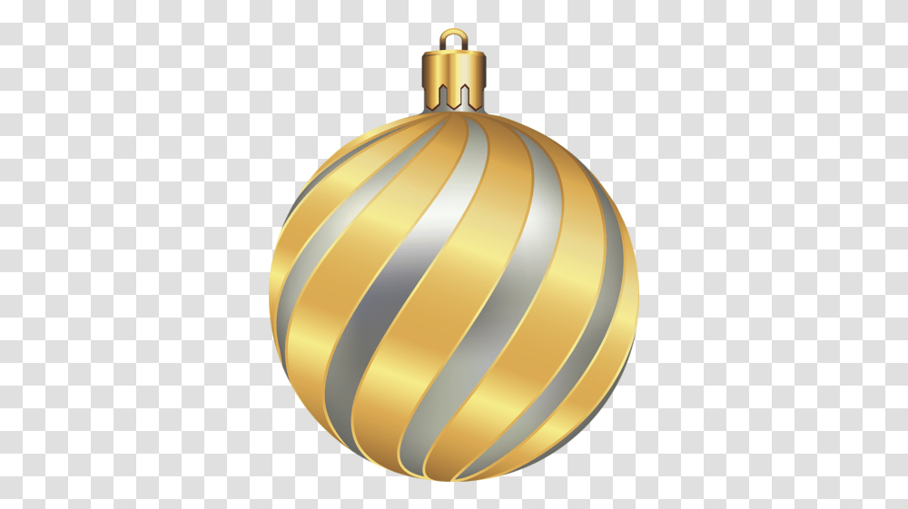 Large Christmas Gold And Silver Ball Clipart, Lamp, Lute, Musical Instrument, Bronze Transparent Png