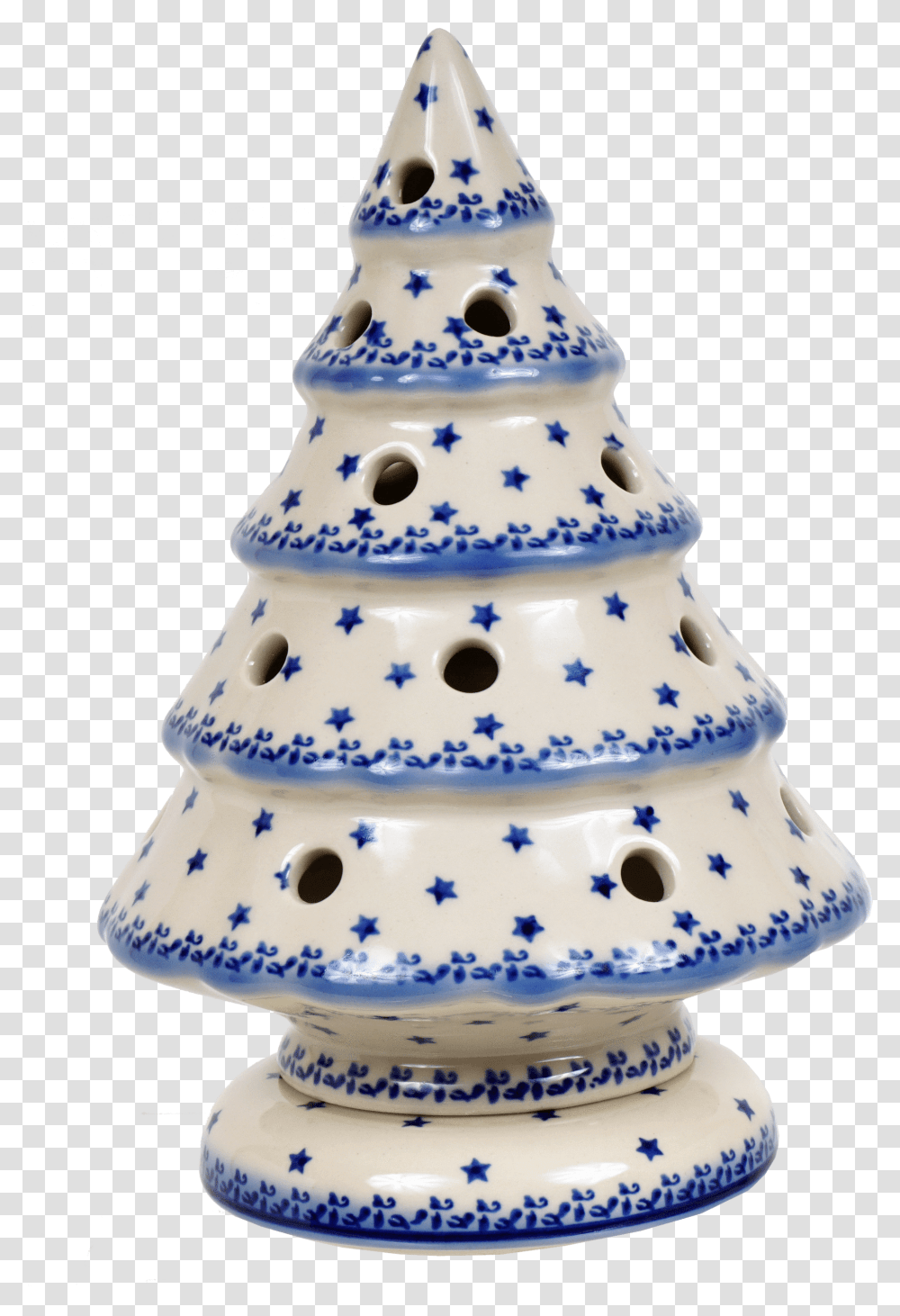 Large Christmas Tree Luminary Christmas Tree, Porcelain, Pottery, Wedding Cake Transparent Png
