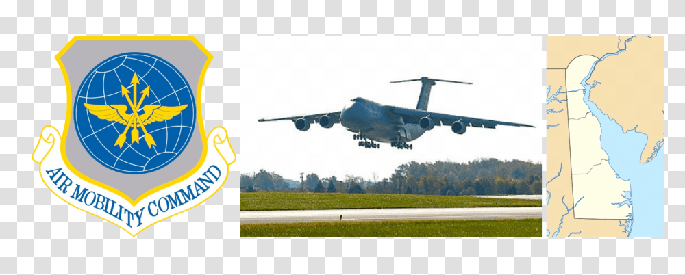 Large Concrete Runway Project At Dover Afb Scheduled Wide Body Aircraft, Airplane, Vehicle, Transportation, Takeoff Transparent Png