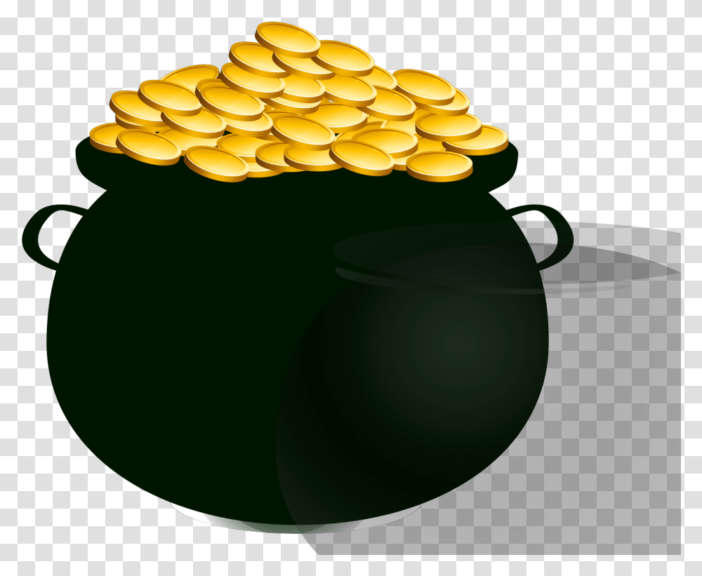 Large Cooking Pot Svg Clip Art For Web Download Clip Pot Of Gold, Lamp, Bowl, Coin, Money Transparent Png