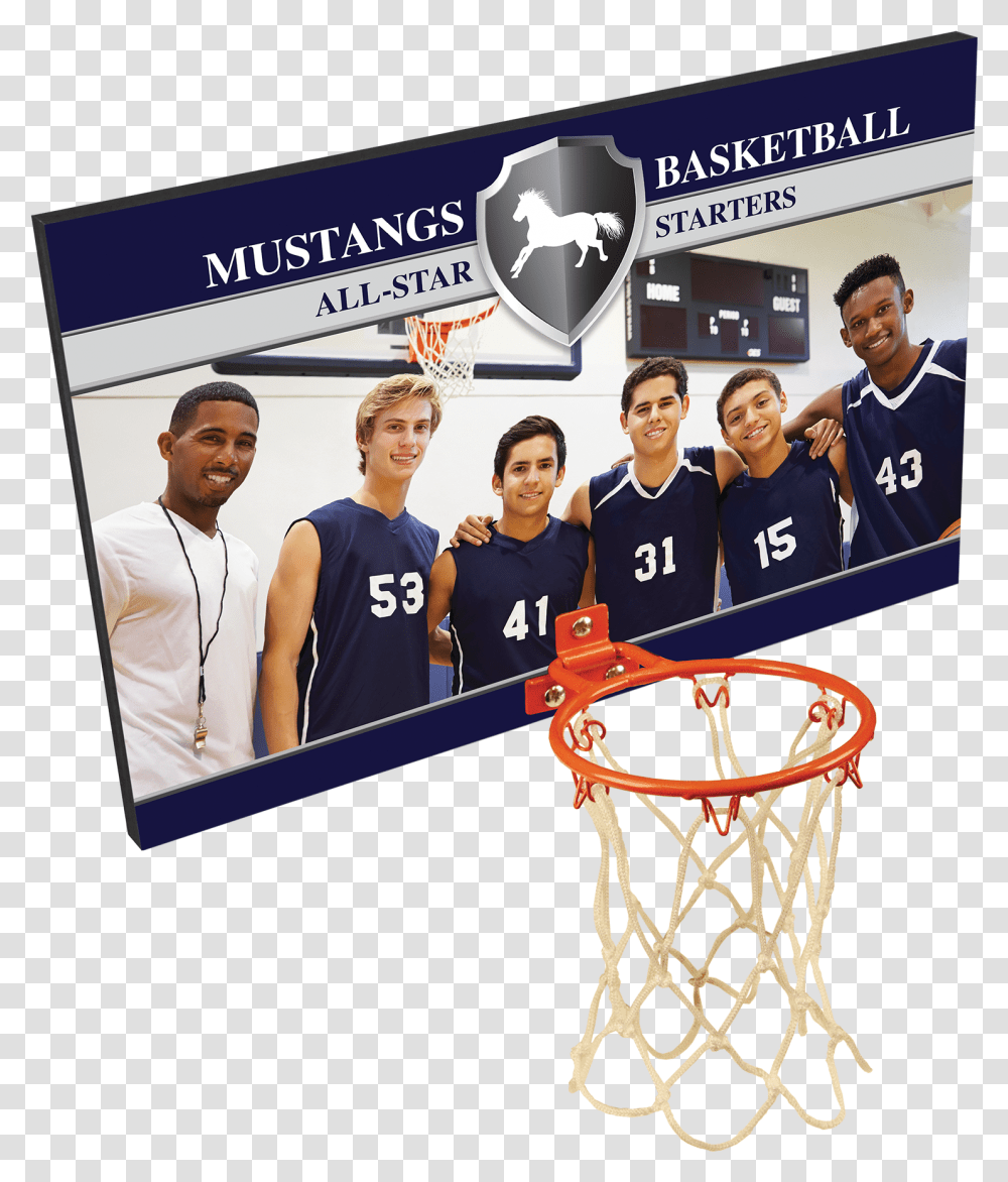 Large Custom Color Basketball Hoop Plaque Best Tallahassee Basketball Rim, Person, Human, People, Sport Transparent Png