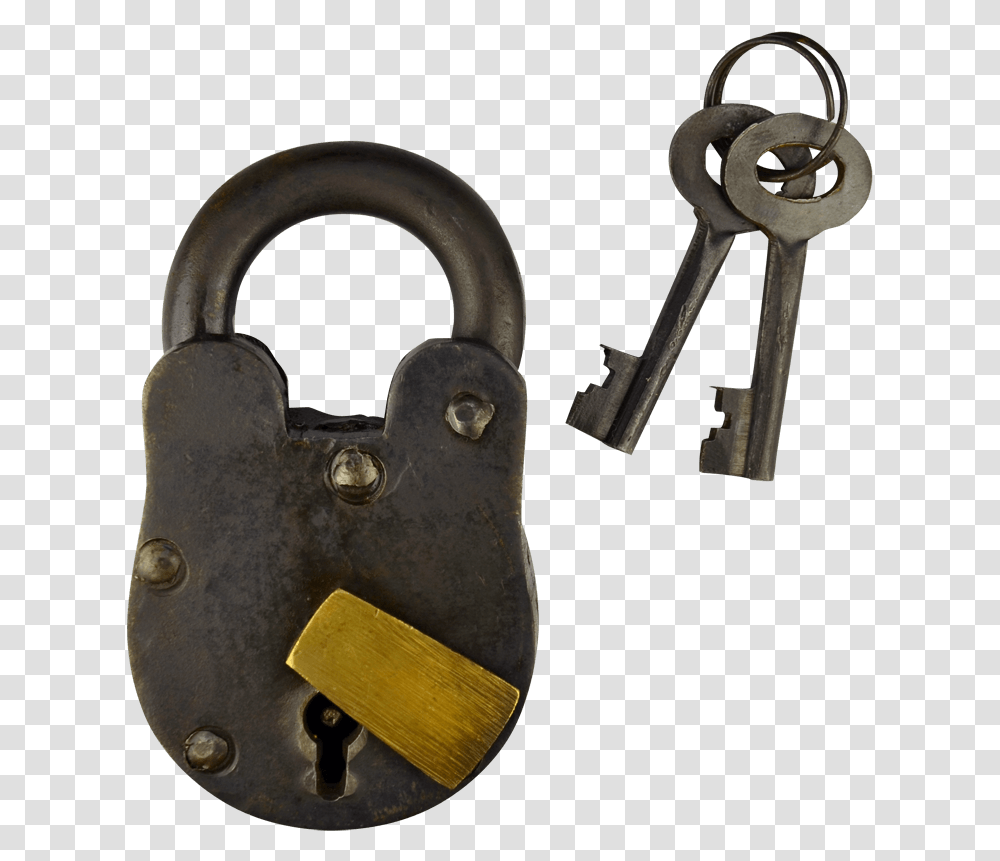Large Dungeon Lock Security, Key, Axe, Tool Transparent Png