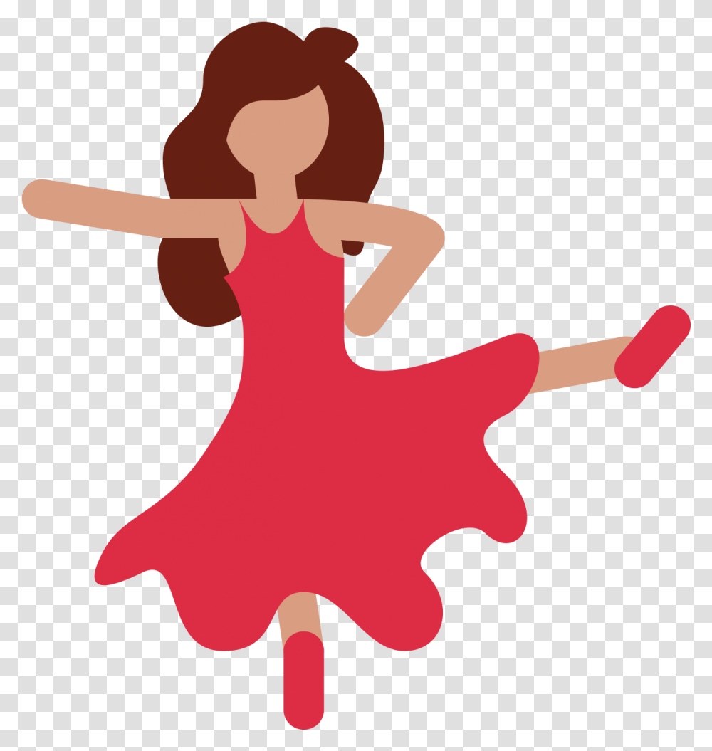 Large Emoji Icons People Dance Emoji, Dance Pose, Leisure Activities, Performer, Flamenco Transparent Png