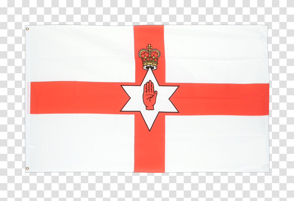 Large Flag Northern Ireland, Star Symbol, First Aid, American Flag Transparent Png