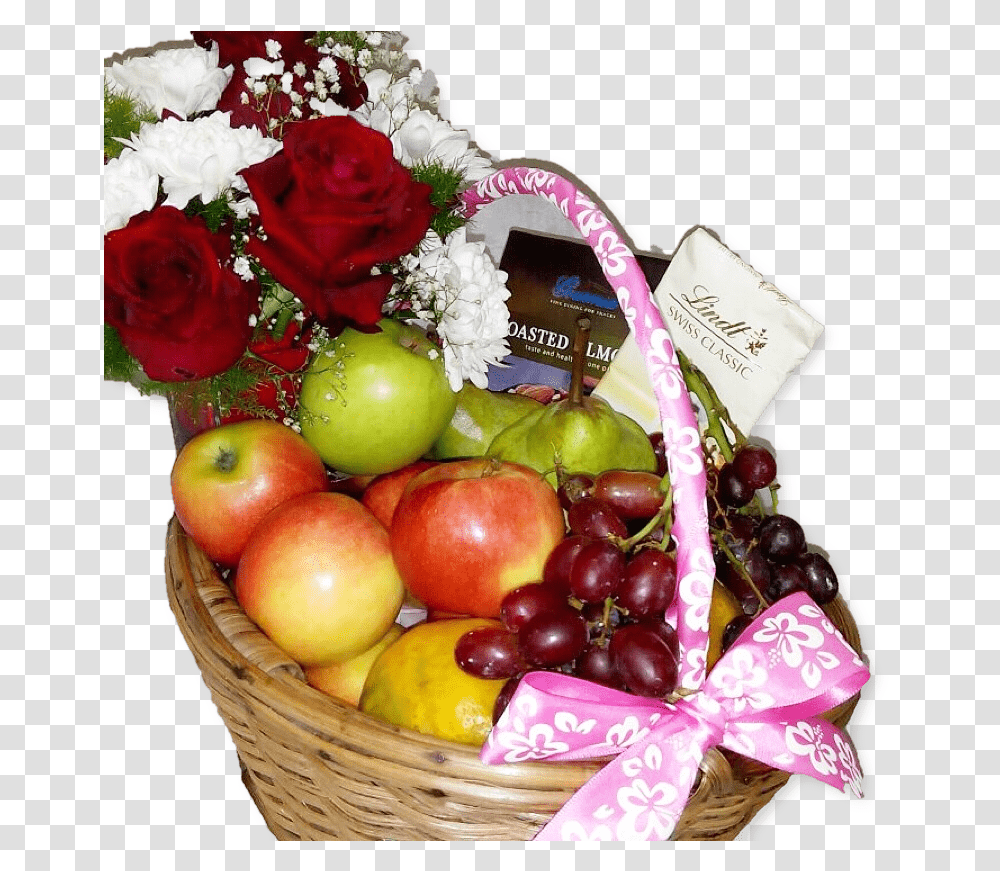 Large Fruit Basket Apple, Plant, Flower Bouquet, Flower Arrangement, Blossom Transparent Png