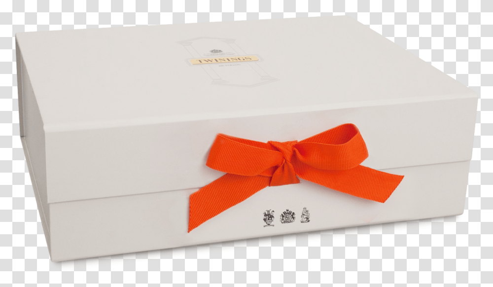 Large Gift Box Orange Ribbon Gift Boxes And Bags Gift Box, Tie, Accessories, Text, Necktie Transparent Png