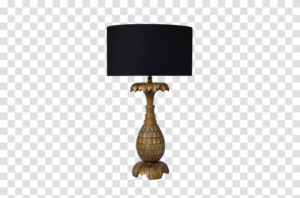 Large Gold Pineapple Lamp Lamp, Table Lamp, Lampshade Transparent Png